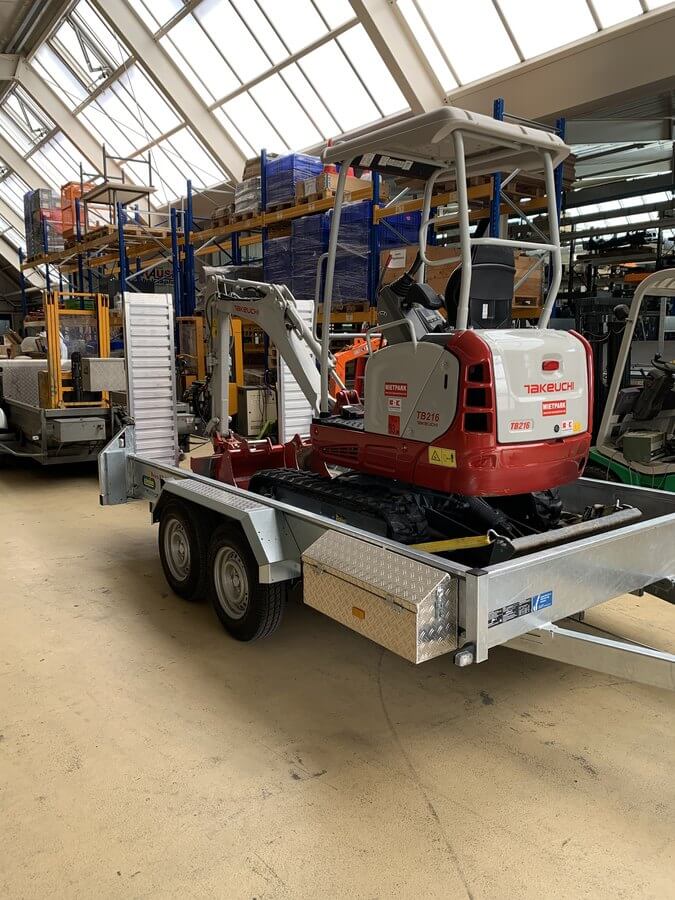 Bagger-Transportanhänger